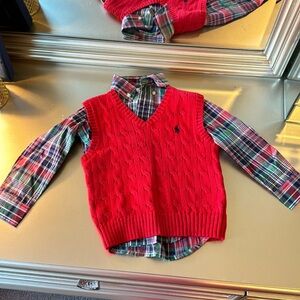 2T Polo Vest & Button Down - NWOT